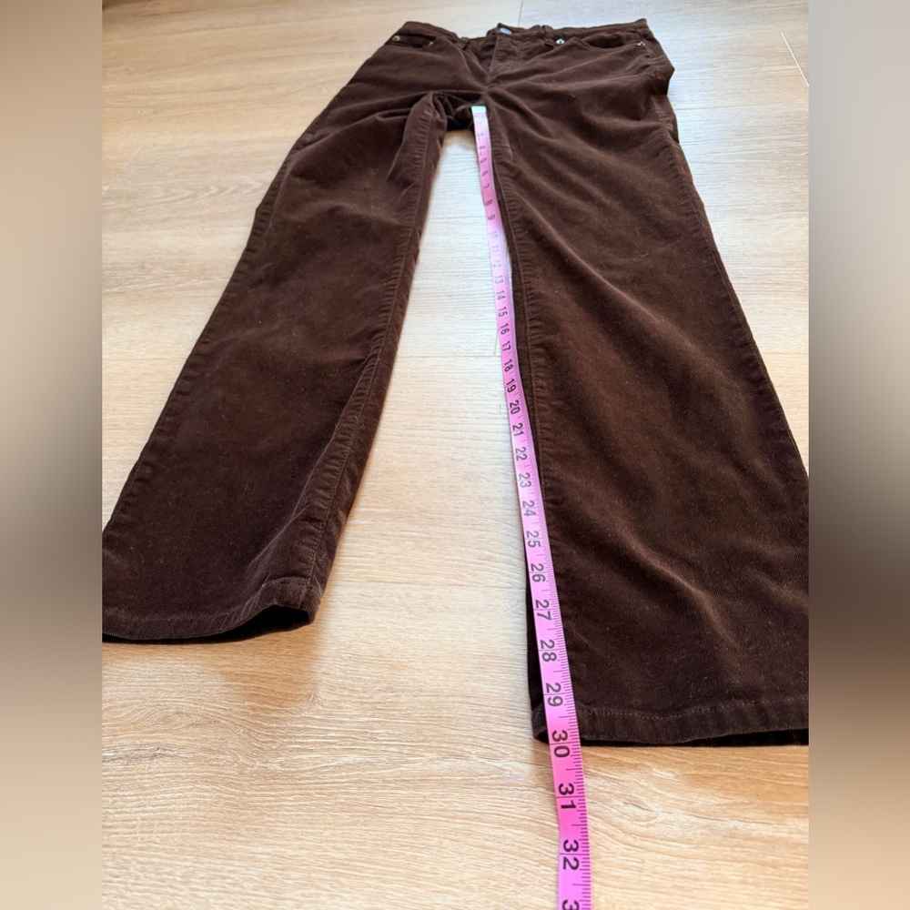 LAUREN Ralph Lauren Corduroy Straight-Leg Pants Women’s Size 6 Brown Classic LRL - Picture 4 of 8